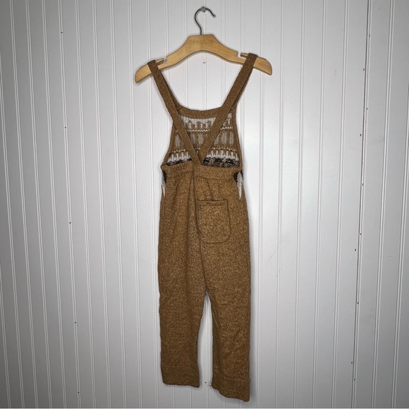 ZARA Jacquard Southwestern Knit Overalls Size 4-5 Years - Picture 5 of 14